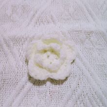 毛线花开司米梅花人造毛手工钩织服装辅料配件饰品吊坠手工编织
