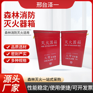 Cross-border wholesale 4kg fire extinguisher box shopping mall school kindergarten fire box portable dry powder fire extinguisher box