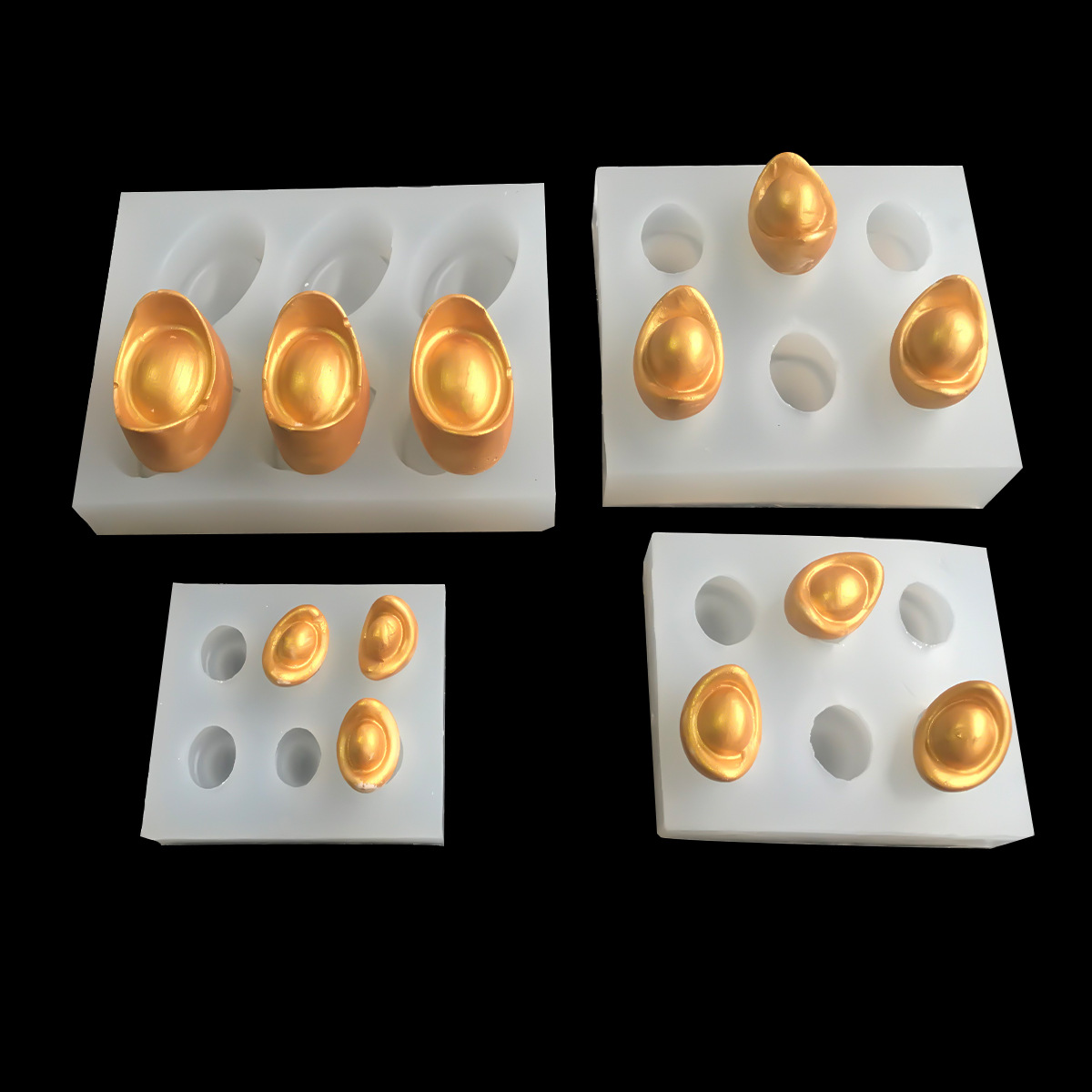 Ancient coin ingot gold coin gold bar silicone mold Cake decoration chocolate fondant dry petal silicone mold