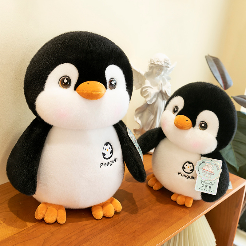 Bonitos pingüinos muñecos de peluche 8 pulgadas muñecas de agarre muñecas de tela para niños regalos de vacaciones de Harbin