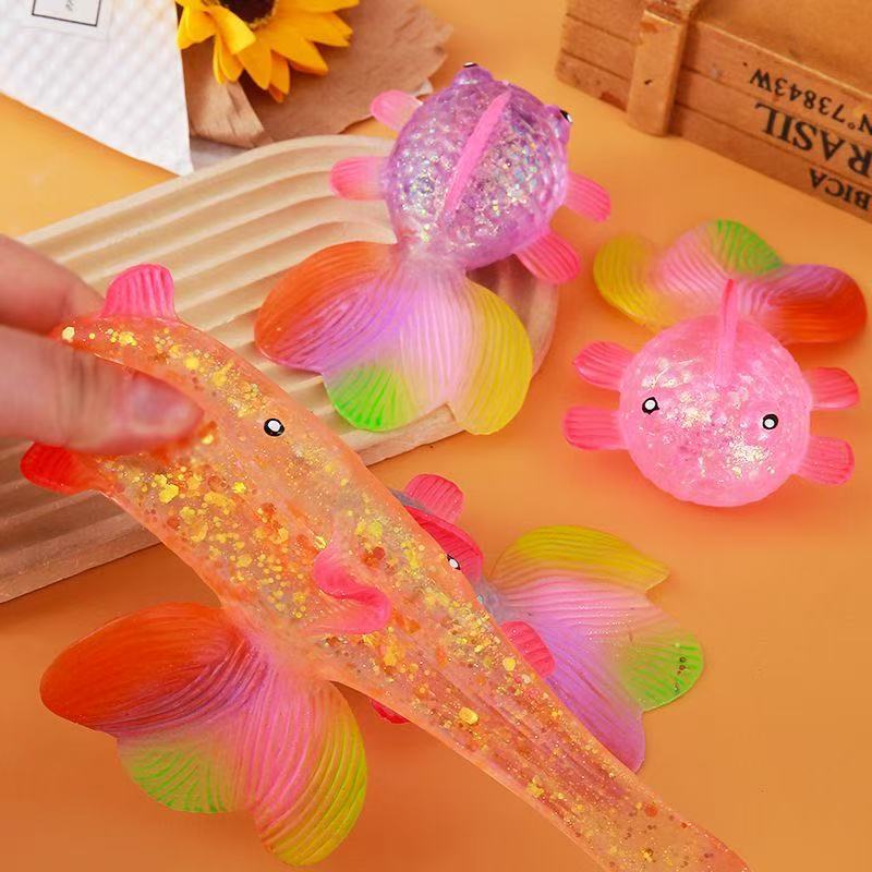 Cross-border maltose goldfish pinch music decompression pull music decompression pinch artifact vent children's day toy wholesale Cross-border maltose goldfish pinch music decompression pull music decompression pinch artifact vent children's day toy wholesale