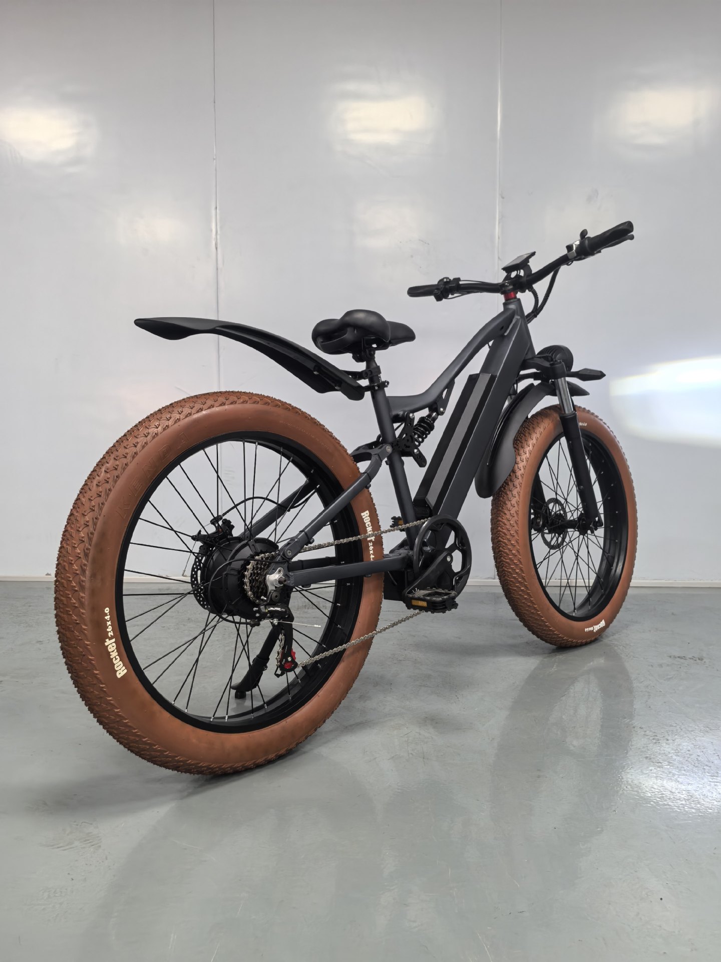 Snow Electric Bicycle 26-inch Wide Tire Soft Tail Shock Absorption