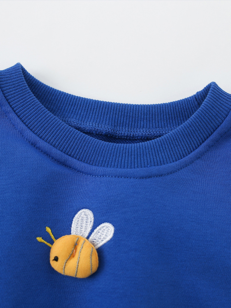 Cross-border malwee suéter infantil otoño y invierno nuevo jersey lindo cuello redondo manga larga Europa y los Estados Unidos niños de mediana edad chaqueta de otoño
