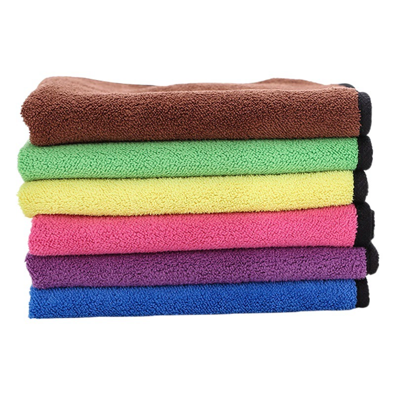Двустороннее полотенце для автомойки из кораллового флиса высокой плотности, утолщенное без ворса, Кухонное бытовое чистящее полотенце, впитывающее автомобильное полотенце
