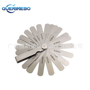 Wholesale spring steel high-precision feeler 100mm 150mm 200mm 300mm feeler gauge gap gauge set