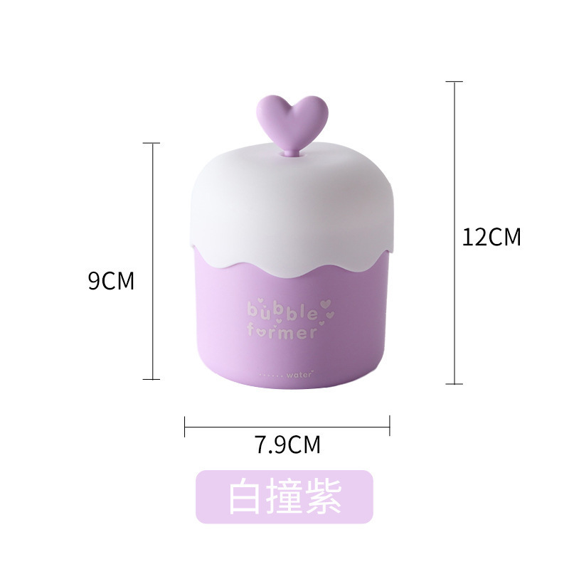 洗顔料フォーマー ポータブルマカロンカラーフォーマー シャワージェルプレスフォーマー 泡立てカップ|undefined