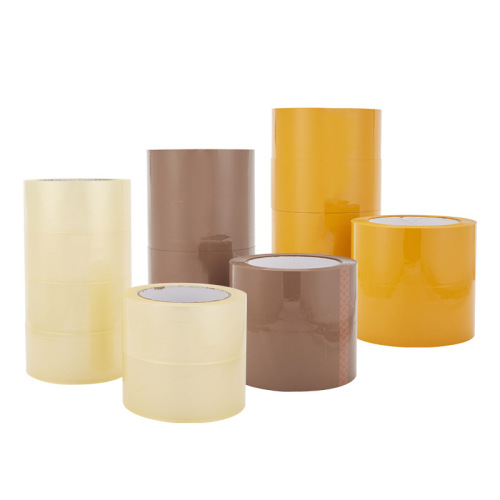 Low Noise Tape 48mm Courier Packing Beige Sealing Tape Coffee Color Silent Packaging Tape Full Carton Wholesale