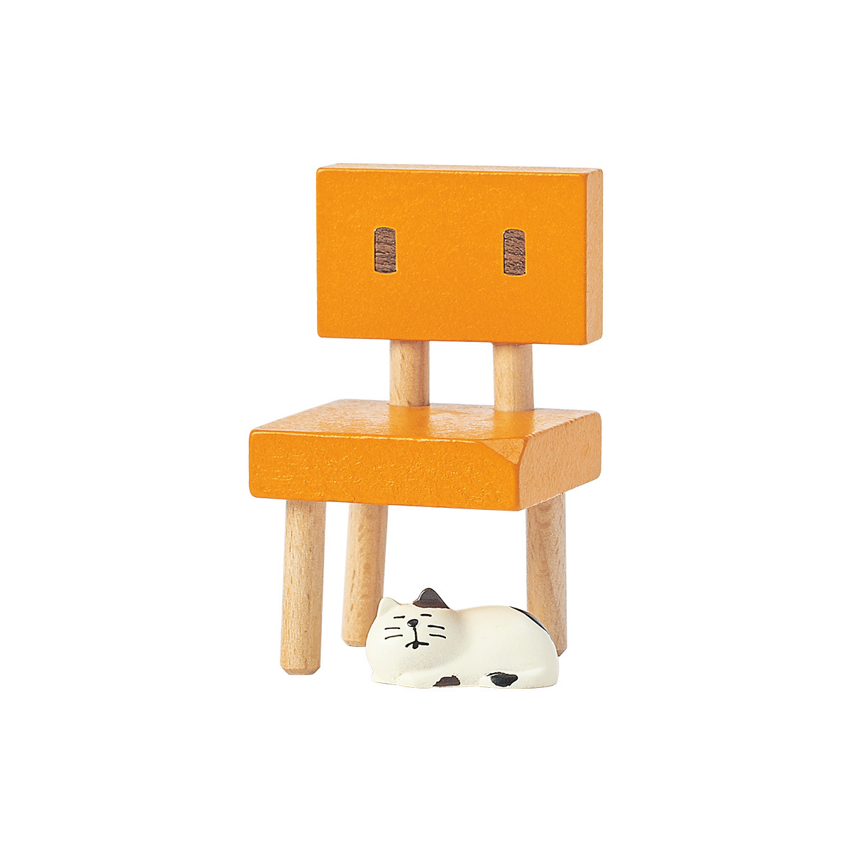 Sillas de hierba de color dinámico, bancos de tres patas japoneses, adornos para dormir, gatos, oficinas, artesanías de escritorio