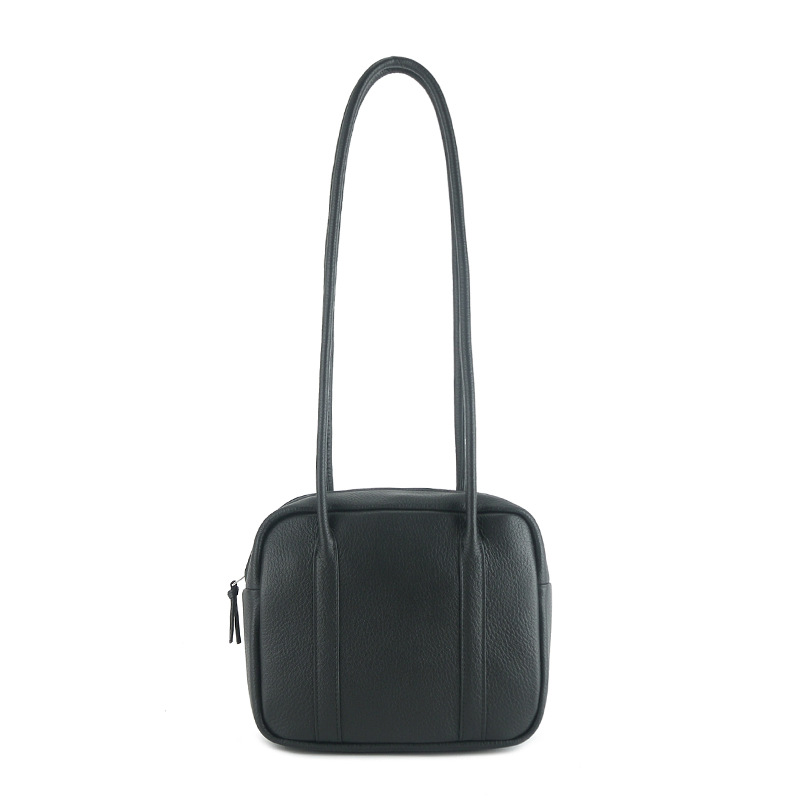 2025 Japan Niche Boston Bag With Adjustable Strap Aeta Genuine Leather Tofu Handbag Women's Crossbody Small Square Bag - Thumbnail 4