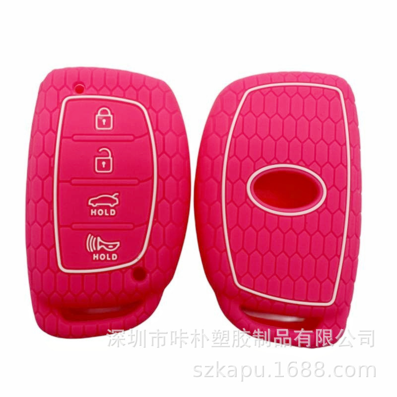 Applicable to new Hyundai Shengda lx25 famous picture lx35 Langdong Sonata 8 silicone key case Source factory