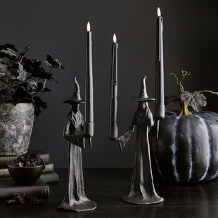 Handmade Black Witch StatueŮ�׵����f�}���[��ñŮ�נT̨����