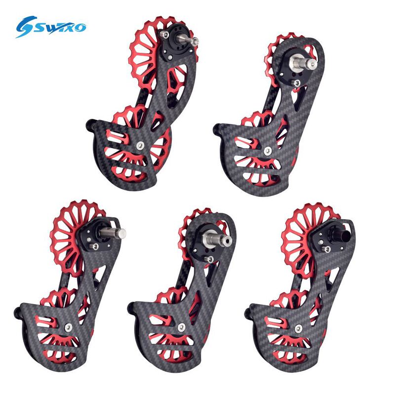 Road car carbon fiber large guide wheel 5800 7000 8000 9000 large chicken leg variable speed rear dial guide wheel