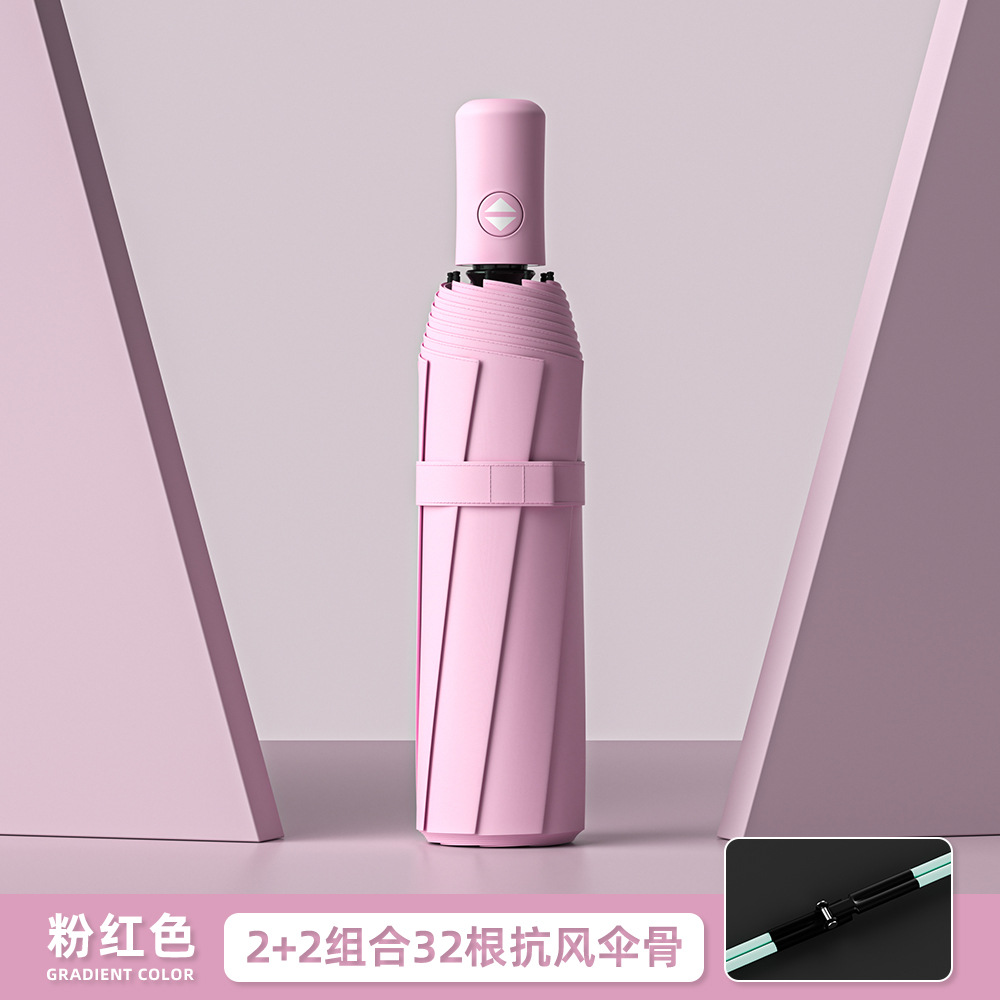 Automatic big umbrella solar-powered, fully automatic, sun protection, UV protection
