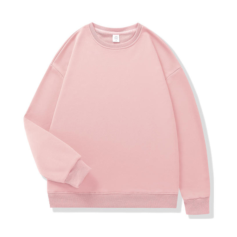 Camisas publicitarias de hombro de gran tamaño, camisas culturales, ropa de empleados, camisas de algodón de cuello redondo sueltas, logotipo impreso personalizado