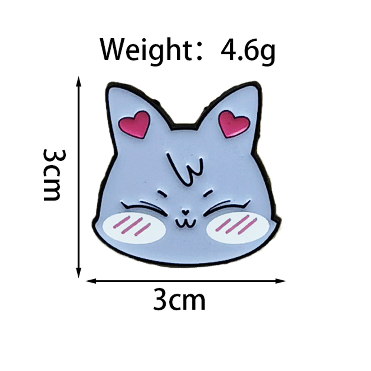 Broche de Aleación de Animales de Aleación de zinc Decorativo para Ropa y Mochilas