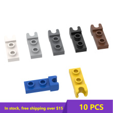 10PCS Bricks Compatible Assembles Particles 14418 1x2 For跨