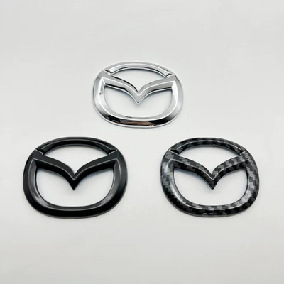 Suitable for Mazda Cx-4 Car Logo Atez Cx50Cx30 Angkesela Carbon Fiber Pattern Steering Wheel Labeling Cover