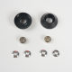 Self-made four-wheel drive 13mm flying saucer anti-hanging anti-tilting aluminum alloy guide wheel modification accessories mini racing Upgrade guide wheel