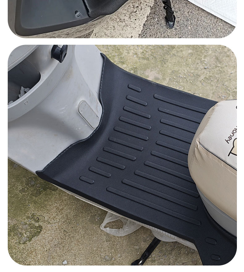 Suitable for Yadi T35-W Electric Vehicles, Thickened Waterproof and Anti-Slip Soft Rubber Foot Pads, Special Foot Pads for Electric Motorcycles