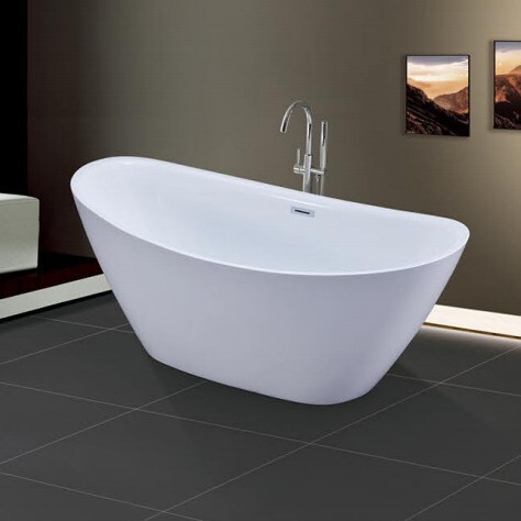 Acrylic Freestanding Hotel-Grade Modern Minimalist Durable Insulated Bathtub Foshan Factory Acrylic Freestanding Hotel-Grade Modern Minimalist Durable Insulated Bathtub Foshan Factory