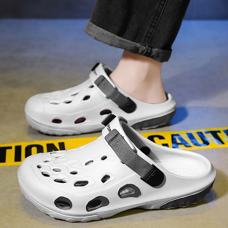 Dongdong zapatos para hombres 2025 nueva primavera suela gruesa zapatos de playa para hombres zapatillas deportivas de conducción
