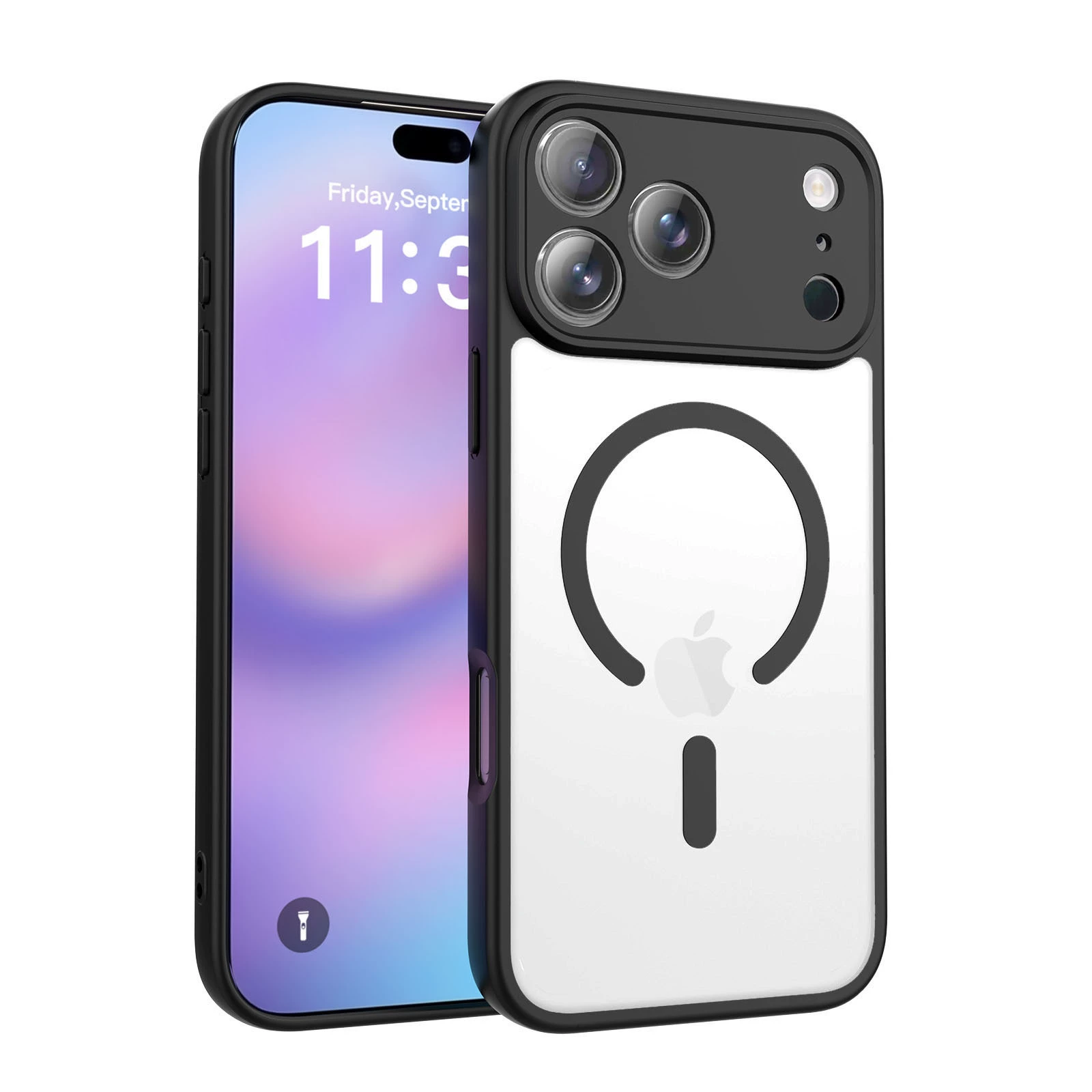 Чехол для телефона (Apple) совместимый с iPhone 13, прозрачная крышка из поликарбоната, матовый TPU-корпус, защита от падения