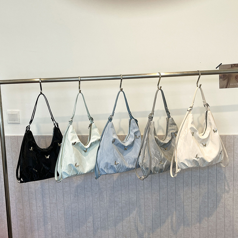 Butterfly gran capacidad de alta belleza suave bolso de hombro de verano 2024 nuevo estilo de moda de hombro mochila