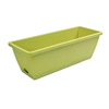 Rectangular plastic flowerpot for growing plants, new collection, wholesale