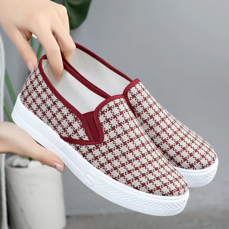 Factory Direct Plaid Fashion Canvas Shoes Women's 2022 New Board Shoes Student Shoes Factory Direct Plaid Fashion Canvas Shoes Women's 2022 New Board Shoes Student Shoes
