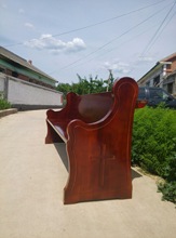 圣约瑟教堂长椅长凳跪凳跪椅联排椅连椅实木圣具祷告椅祈祷凳