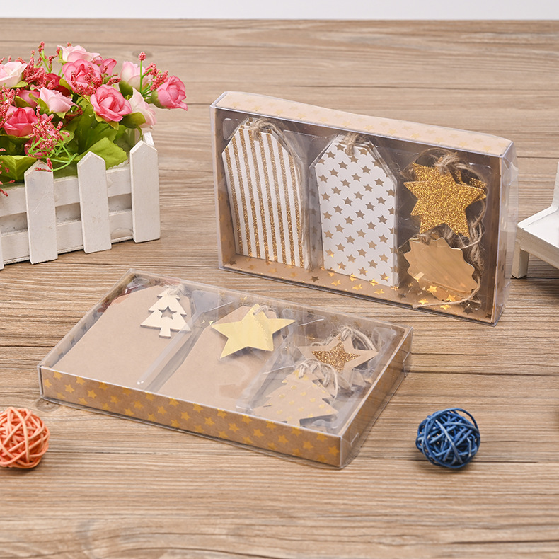 牛皮纸吊牌欧式复古挂签服装玩具配件派对装饰吊牌纸标签定 制