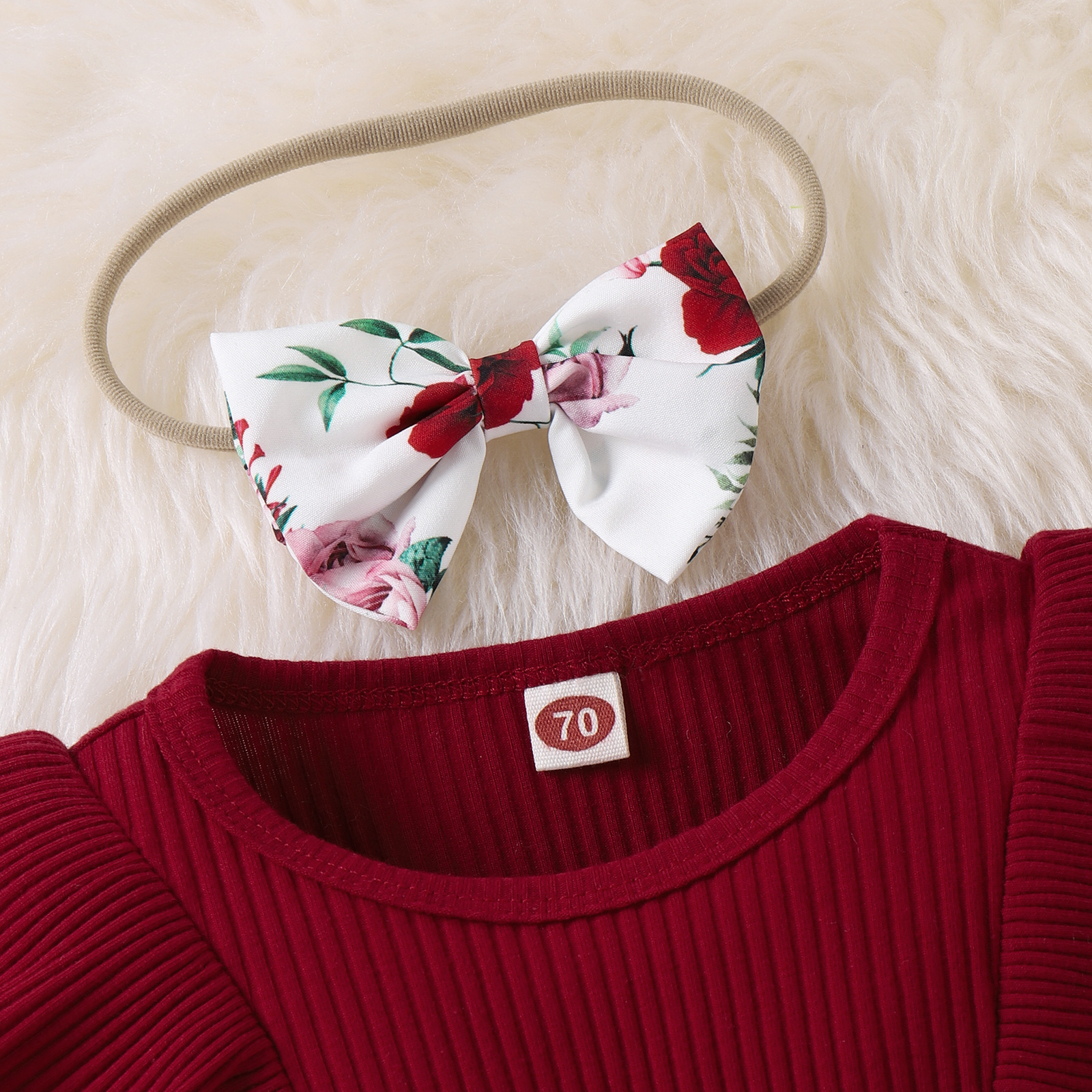 200g Weight Stretchy Elasticity Baby(0-2Years) Age Group Regular Fit Fit Type Plaid, Flower, Bow Knot Pattern Winter, Autumn Season Baby Girl'S Gender Cotton, Polyester Fabric Patchwork Design Fashion Style Fashion Plaid Flower Bow Knot Patchwork Cotton Polyester Baby Rompers 23