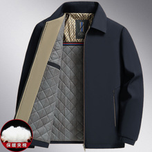 中年男士棉衣服加厚款秋冬季棉袄子中老年人夹棉外套爸爸冬装二棉