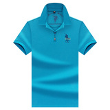Хлопковая летняя футболка polo для отдыха, короткий рукав, оверсайз