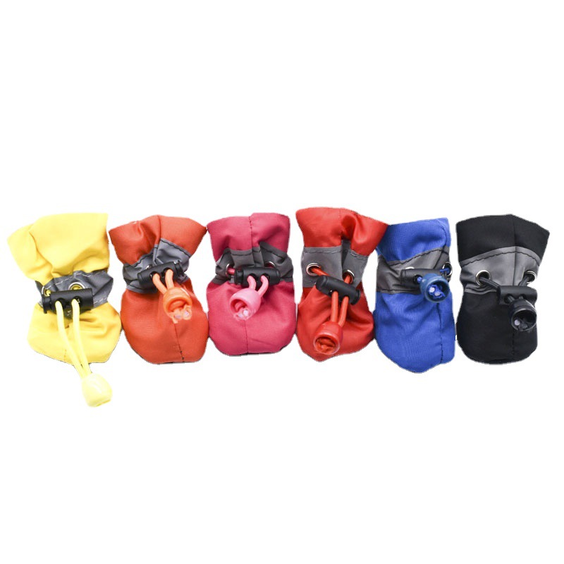 Mascotas zapatos para perros Botas de lluvia de verano perro pequeño Teddy anti-sucio medio perro pie cubierta impermeable oso sandalias transpirables