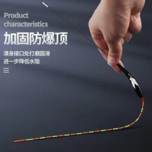 轻口小碎目鲫鱼漂高灵敏纳米浮漂醒目阴天浮标顿口多防风浪抗走水