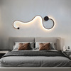 Modern and minimalistic LED Scandinavian street lamp for corridor suitable for stairs for gazebo, wall sconce for bed