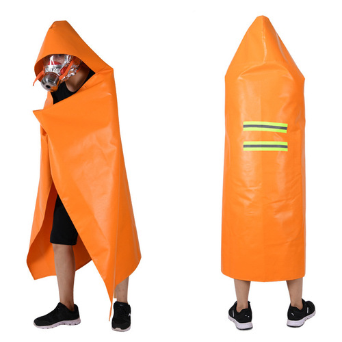 Fire-proof cloak, fire escape jacket, self-rescue artifact, fire-extinguishing blanket, home fire-fighting certification, kitchen fire-fighting equipment