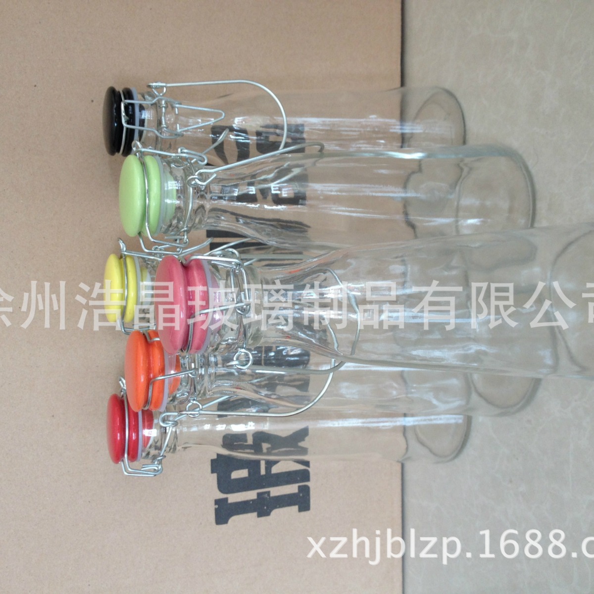 酵素瓶 密封手提牛奶瓶 外带提手果汁瓶饮料冷泡茶玻璃瓶