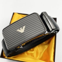 男性ベルト90グラム合金パッチ自動バックルビジネスベルトのズボン