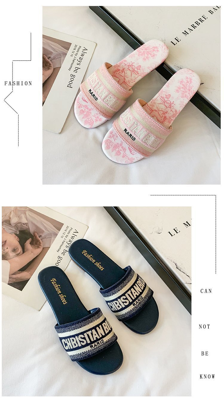 Internet Berühmte Hausschuhe Damen Sommer, Super Hot Im Jahr 2024, Neue Mode Für Den Außenbereich, Ins Trendy Beach Anti Slip One_voghion.com