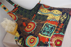 地中海酒吧咖啡廳個性東南亞民族風掛脖圍裙廚房工作服家居耐髒