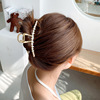 Elegant crab pin from pearl, shark, hair accessory, hairgrip, hairpins, South Korea, internet celebrity, new collection