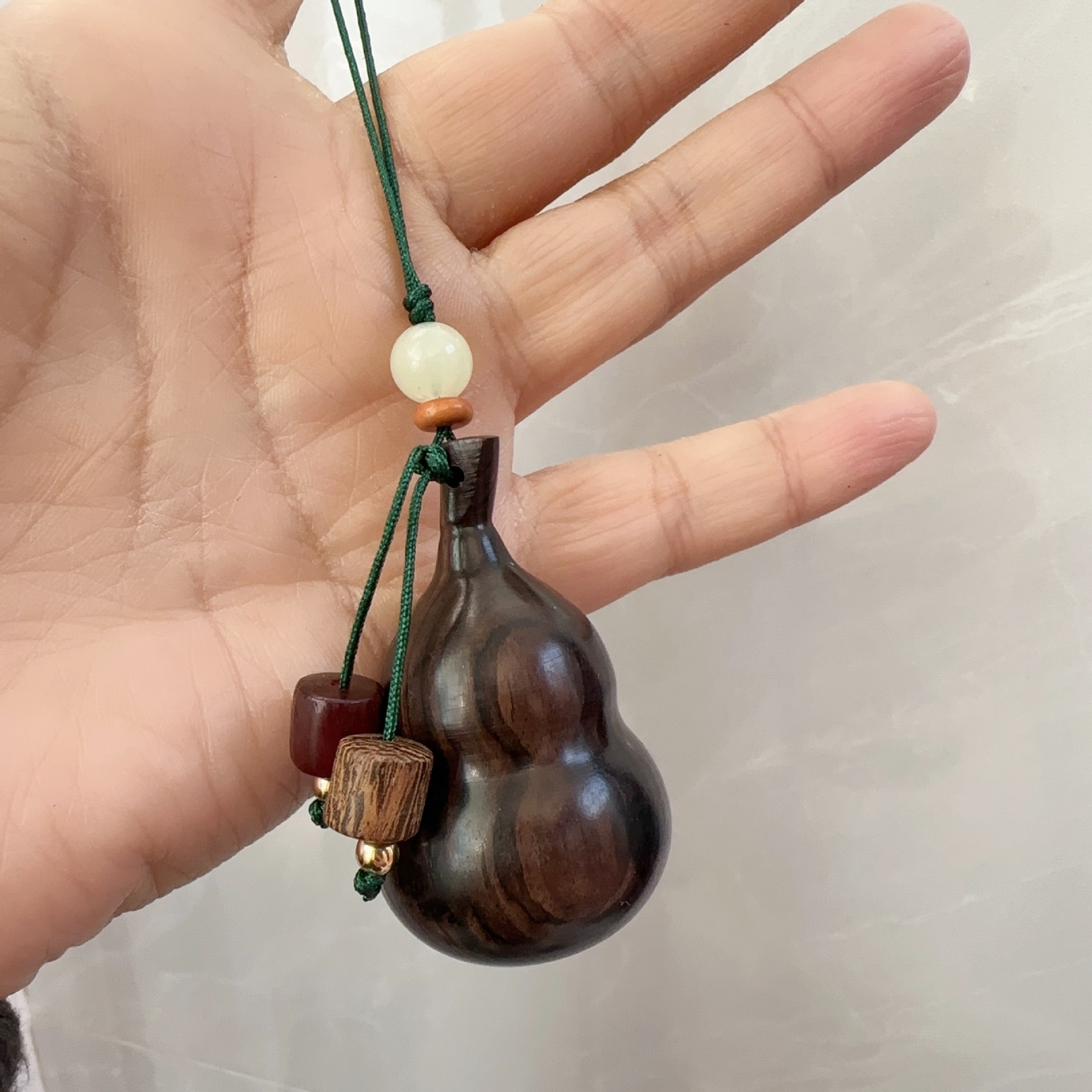 Purple sandalwood + mobile phone chain