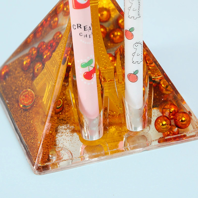 Pyramid, table pens holder for friend, Birthday gift