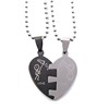 Pendant stainless steel, necklace for beloved suitable for men and women, accessory, European style, wholesale