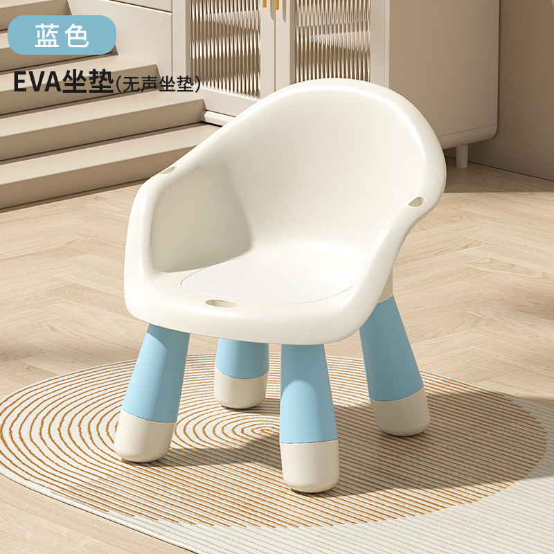 Silla de comedor para bebés, silla de comedor para niños, asiento de respaldo de plástico doméstico, silla de alimentación para bebés, pequeño banco image 15