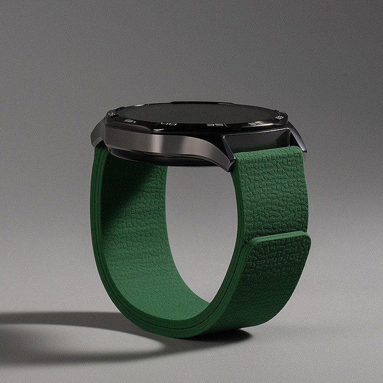 New Model Suitable for Huawei Gt5/4 Watch Strap Pebbled Magnetic Silicone Watch5/4 Sports Classy Watch Wristband