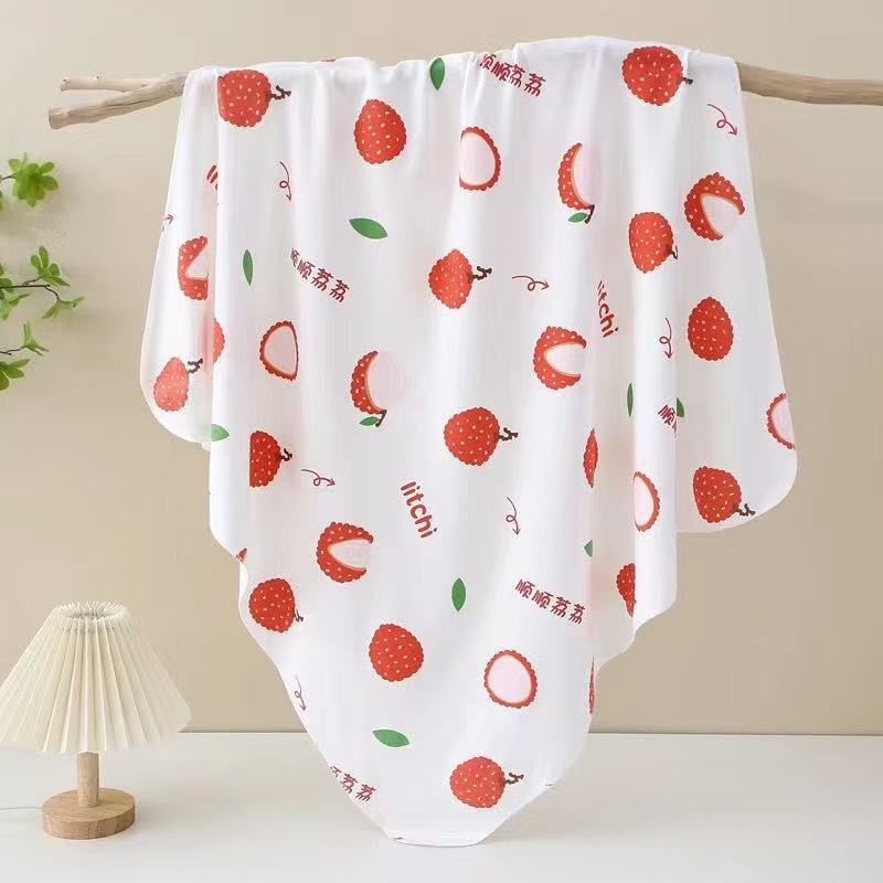 Newborn Wrap Sheet Type a Pure Cotton Baby Wrap Pure Cotton Kidsren's Quilt Cartoon Swaddling Wrap Baby Blanket