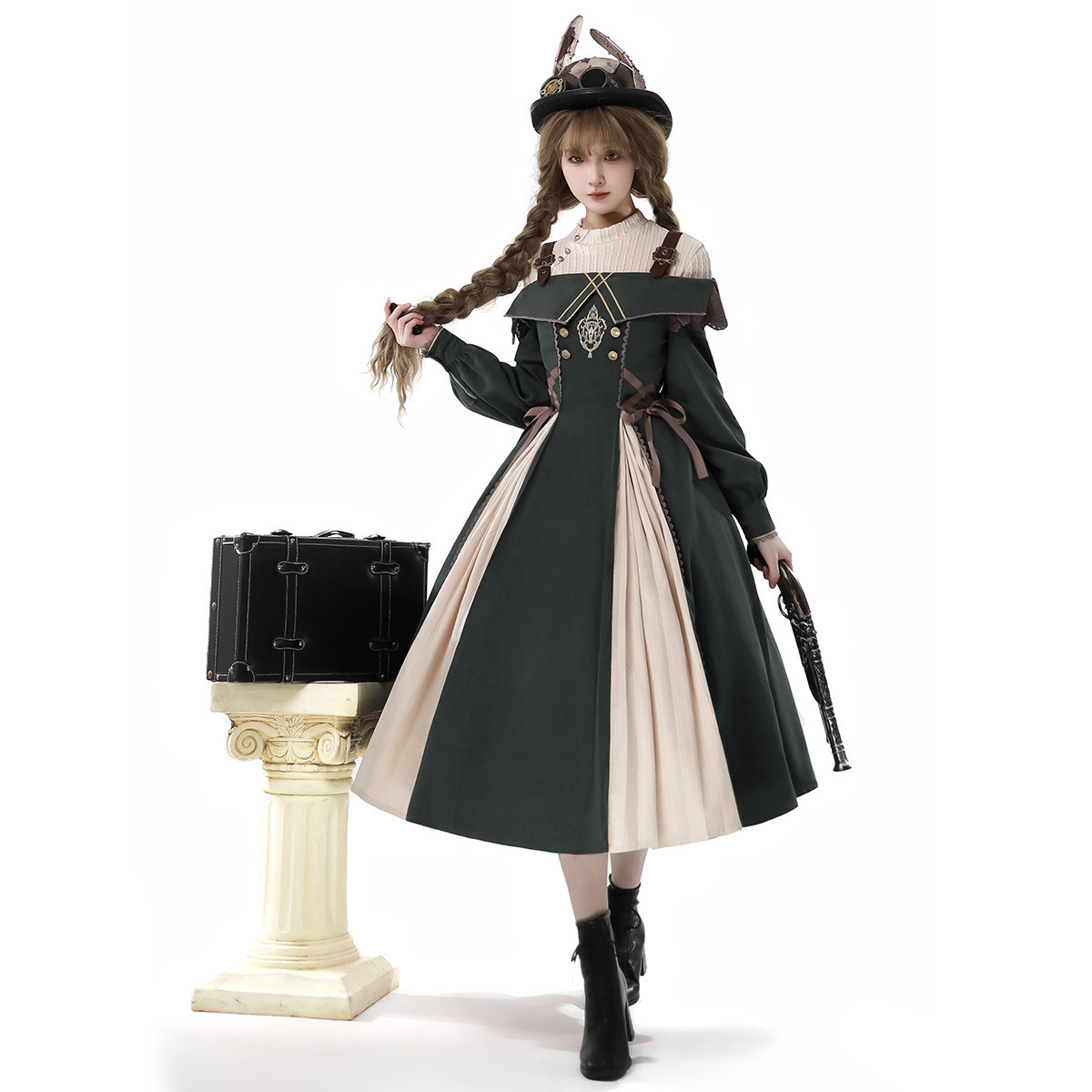 2026 Xiong Doujiang Original Journey Song Lolita Women's Lolita Base Shirt Dress Daily Outfit 6968